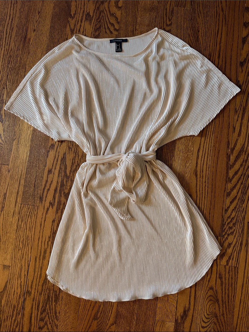 Forever 21 Ribbed Tie-Waist Tunic Dress